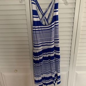 Blue and White Stripe Envi cotton dress